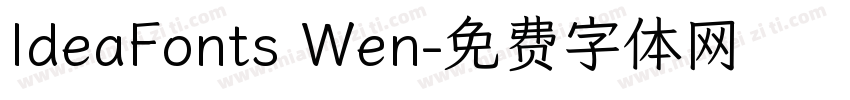IdeaFonts Wen字体转换